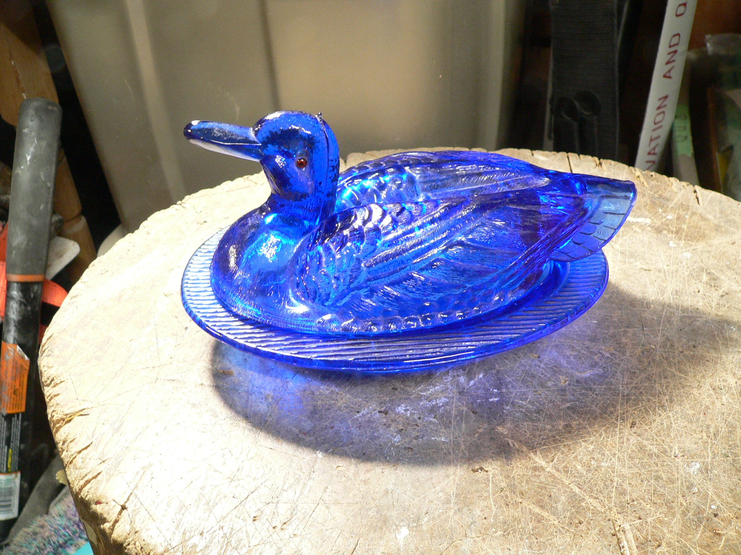 Canard vintage bleu # 9797