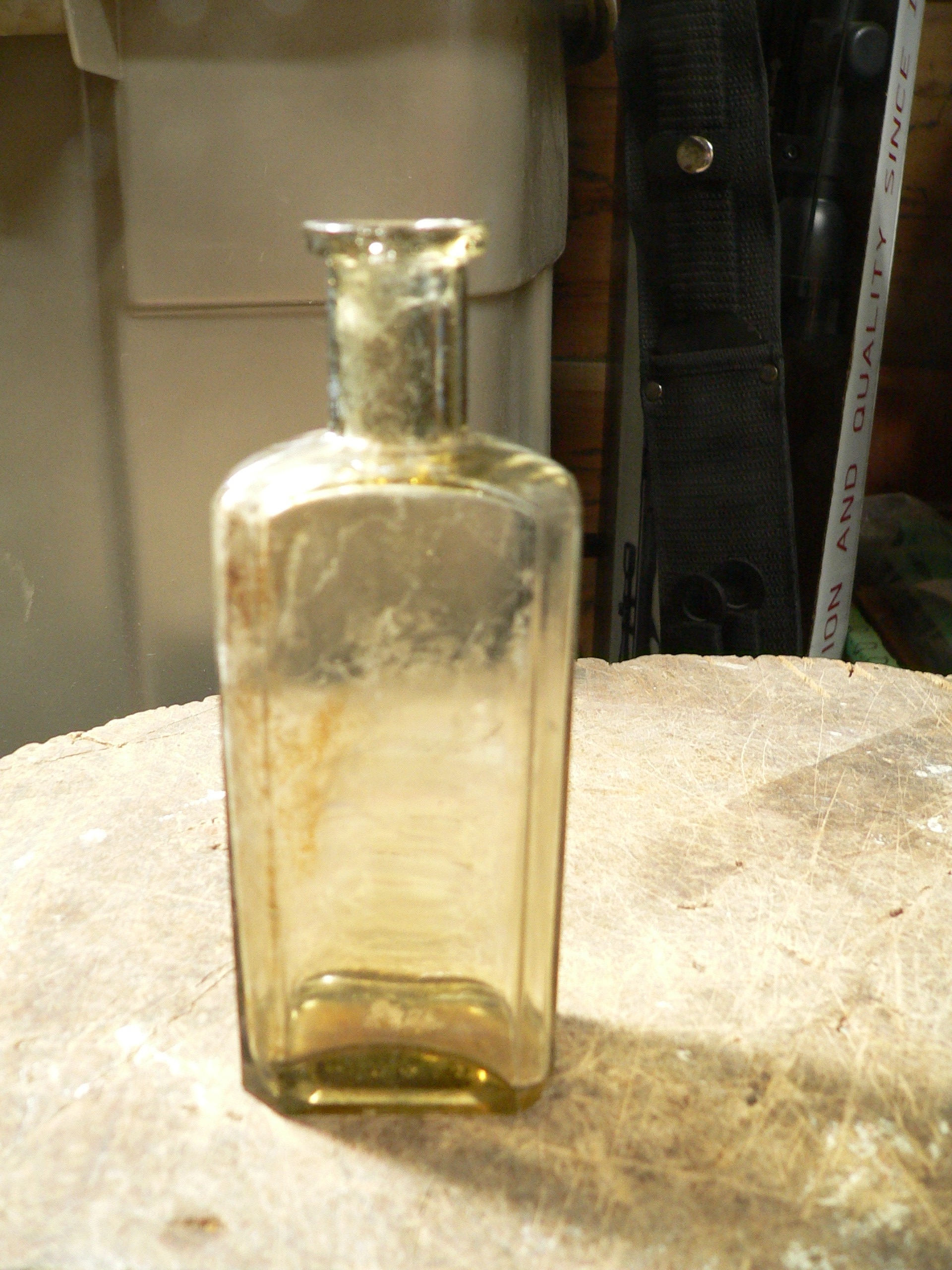 Bouteille antique ambré # 9819.21