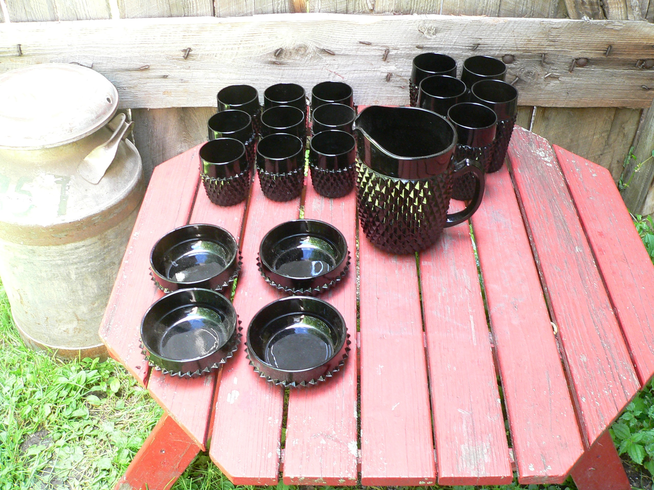 Lot de vintage indiana glass # 9921.2
